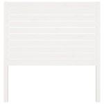 vidaXL Tăblie de pat, alb, 81x4x100 cm, lemn masiv de pin