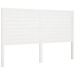 vidaXL Tăblie de pat, alb, 166x4x100 cm, lemn masiv de pin vidaXL Tăblie de pat, alb, 166x4x100 cm, lemn masiv de pin