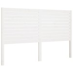 vidaXL Tăblie de pat, alb, 206x4x100 cm, lemn masiv de pin vidaXL Tăblie de pat, alb, 206x4x100 cm, lemn masiv de pin