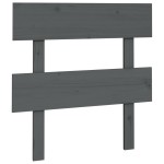 vidaXL Tăblie de pat, gri, 78,5x3x81 cm, lemn masiv de pin
