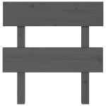 vidaXL Tăblie de pat, gri, 78,5x3x81 cm, lemn masiv de pin