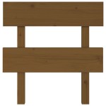 vidaXL Tăblie de pat, maro miere, 78,5x3x81 cm, lemn masiv de pin