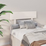 vidaXL Tăblie de pat, alb, 93,5x3x81 cm, lemn masiv de pin vidaXL Tăblie de pat, alb, 93,5x3x81 cm, lemn masiv de pin