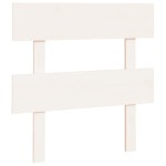vidaXL Tăblie de pat, alb, 103,5x3x81 cm, lemn masiv de pin