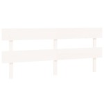 vidaXL Tăblie de pat, alb, 204x3x81 cm, lemn masiv de pin vidaXL Tăblie de pat, alb, 204x3x81 cm, lemn masiv de pin