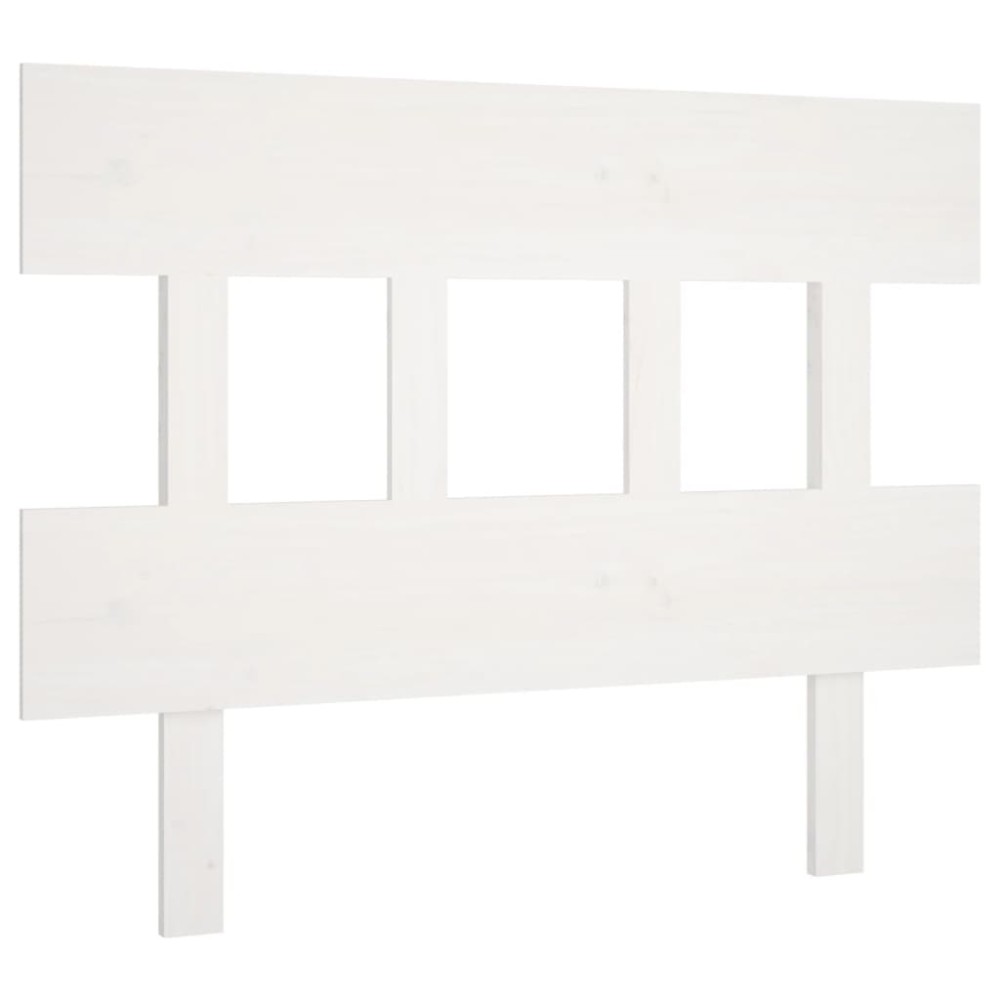 vidaXL Tăblie de pat, alb, 93,5x3x81 cm, lemn masiv de pin