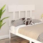 vidaXL Tăblie de pat, alb, 93,5x3x81 cm, lemn masiv de pin vidaXL Tăblie de pat, alb, 93,5x3x81 cm, lemn masiv de pin