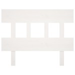 vidaXL Tăblie de pat, alb, 93,5x3x81 cm, lemn masiv de pin vidaXL Tăblie de pat, alb, 93,5x3x81 cm, lemn masiv de pin