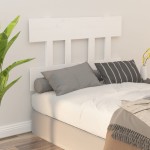 vidaXL Tăblie de pat, alb, 93,5x3x81 cm, lemn masiv de pin vidaXL Tăblie de pat, alb, 93,5x3x81 cm, lemn masiv de pin