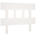 vidaXL Tăblie de pat, alb, 103,5x3x81 cm, lemn masiv de pin