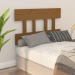 vidaXL Tăblie de pat, maro miere, 103,5x3x81 cm, lemn masiv de pin vidaXL Tăblie de pat, maro miere, 103,5x3x81 cm, lemn masiv de pin