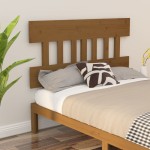 vidaXL Tăblie de pat, maro miere, 143,5x3x81 cm, lemn masiv de pin vidaXL Tăblie de pat, maro miere, 143,5x3x81 cm, lemn masiv de pin