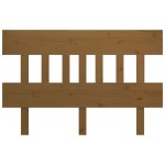 vidaXL Tăblie de pat, maro miere, 143,5x3x81 cm, lemn masiv de pin vidaXL Tăblie de pat, maro miere, 143,5x3x81 cm, lemn masiv de pin