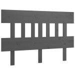vidaXL Tăblie de pat, gri, 153,5x3x81 cm, lemn masiv de pin