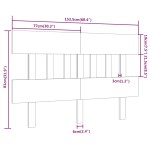 vidaXL Tăblie de pat, maro miere, 153,5x3x81 cm, lemn masiv de pin
