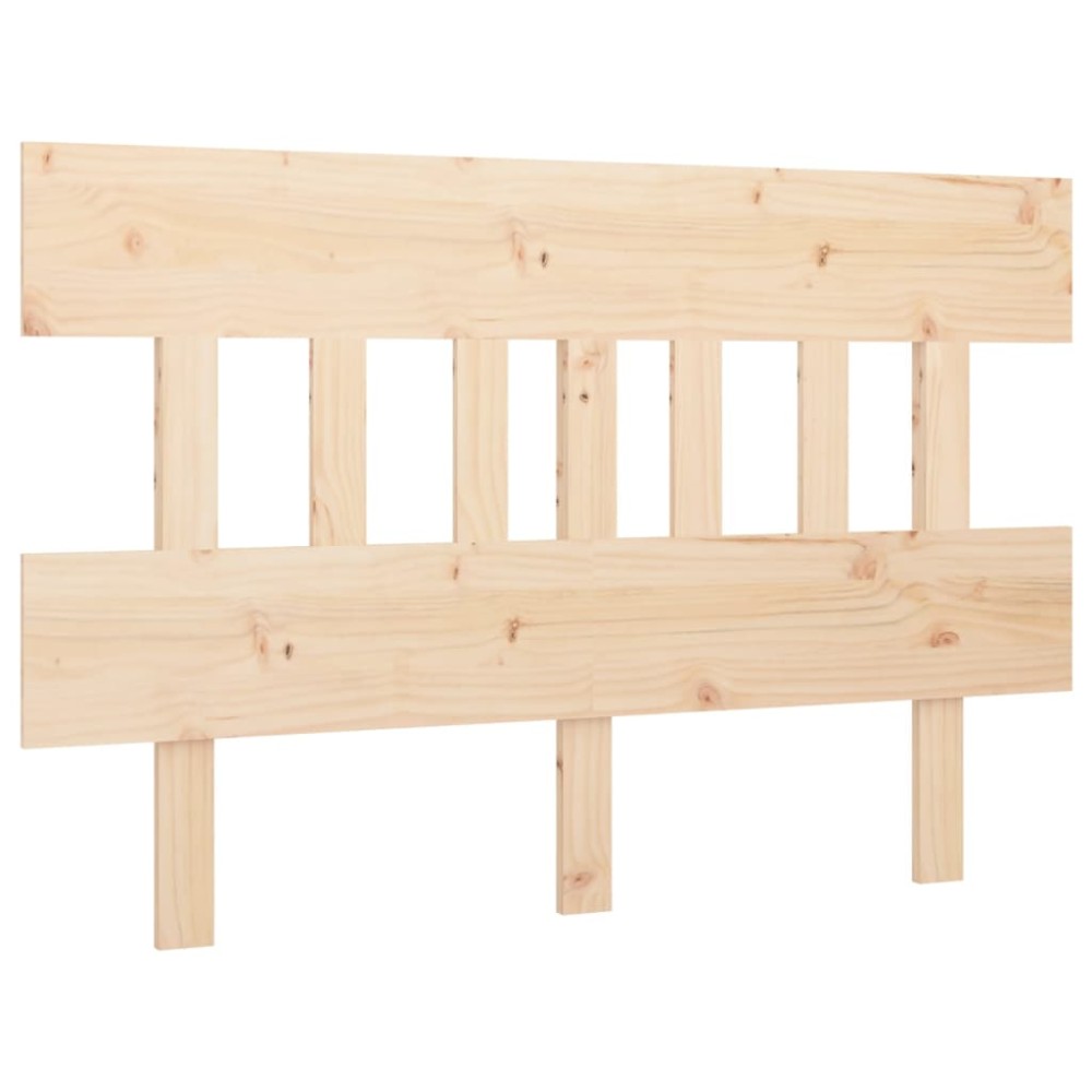 vidaXL Tăblie de pat, gri, 183,5x3x81 cm, lemn masiv de pin