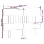 vidaXL Tăblie de pat, negru, 203,5x3x81 cm, lemn masiv de pin