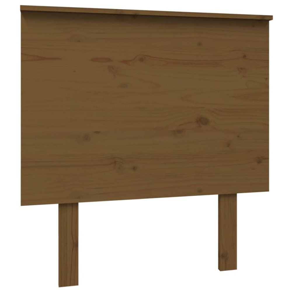 vidaXL Tăblie de pat, maro miere, 79x6x82,5 cm, lemn masiv de pin