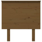 vidaXL Tăblie de pat, maro miere, 79x6x82,5 cm, lemn masiv de pin