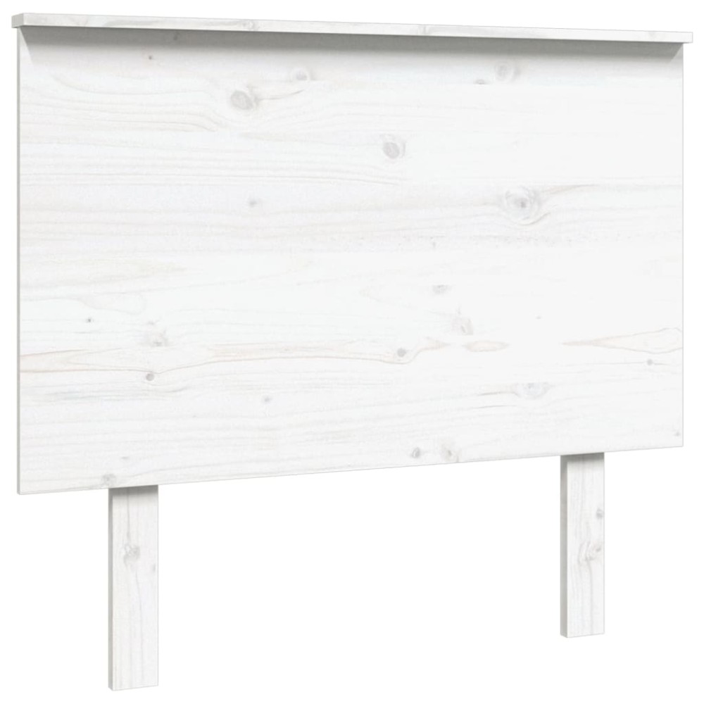 vidaXL Tăblie de pat, alb, 94x6x82,5 cm, lemn masiv de pin
