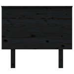 vidaXL Tăblie de pat, negru, 94x6x82,5 cm, lemn masiv de pin
