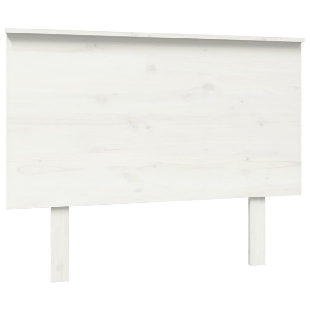 vidaXL Tăblie de pat, alb, 104x6x82,5 cm, lemn masiv de pin