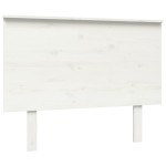 vidaXL Tăblie de pat, alb, 104x6x82,5 cm, lemn masiv de pin