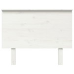 vidaXL Tăblie de pat, alb, 104x6x82,5 cm, lemn masiv de pin