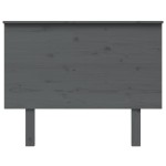 vidaXL Tăblie de pat, gri, 104x6x82,5 cm, lemn masiv de pin vidaXL Tăblie de pat, gri, 104x6x82,5 cm, lemn masiv de pin