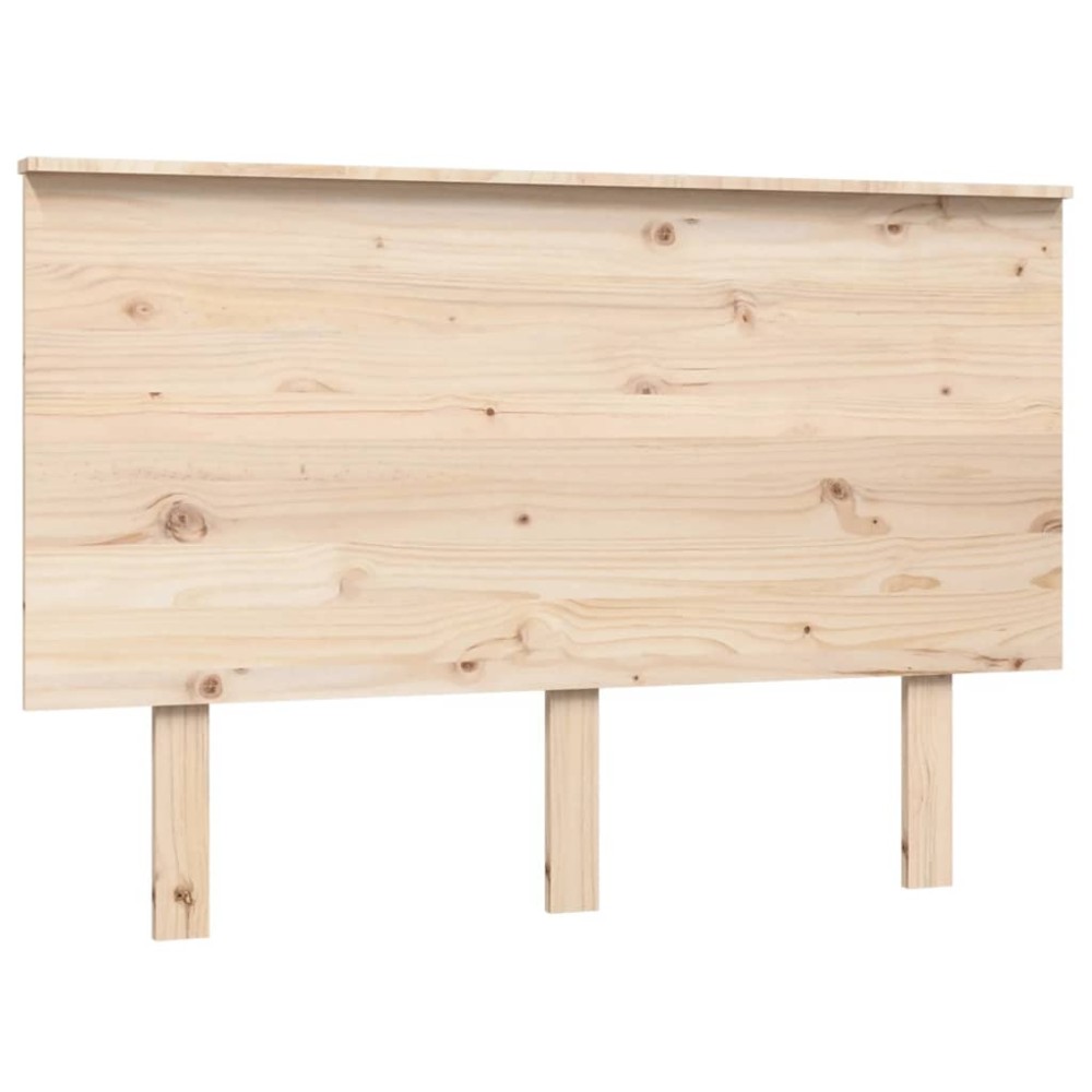 vidaXL Tăblie de pat, 124x6x82,5 cm, lemn masiv de pin