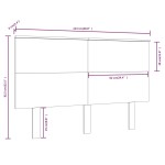 vidaXL Tăblie de pat, 124x6x82,5 cm, lemn masiv de pin