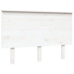 vidaXL Tăblie de pat, alb, 124x6x82,5 cm, lemn masiv de pin