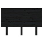 vidaXL Tăblie de pat, negru, 124x6x82,5 cm, lemn masiv de pin vidaXL Tăblie de pat, negru, 124x6x82,5 cm, lemn masiv de pin