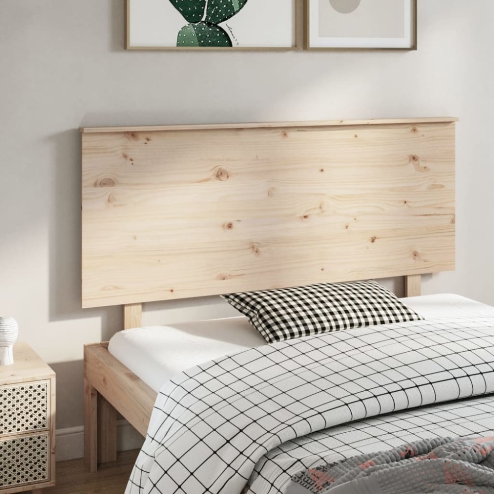 vidaXL Tăblie de pat, 144x6x82,5 cm, lemn masiv de pin