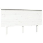 vidaXL Tăblie de pat, alb, 144x6x82,5 cm, lemn masiv de pin vidaXL Tăblie de pat, alb, 144x6x82,5 cm, lemn masiv de pin