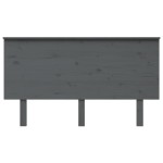 vidaXL Tăblie de pat, gri, 144x6x82,5 cm, lemn masiv de pin