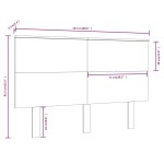 vidaXL Tăblie de pat, 154x6x82,5 cm, lemn masiv de pin