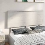 vidaXL Tăblie de pat, alb, 154x6x82,5 cm, lemn masiv de pin vidaXL Tăblie de pat, alb, 154x6x82,5 cm, lemn masiv de pin