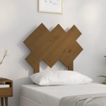 vidaXL Tăblie de pat, maro miere, 72,5x3x81 cm, lemn masiv de pin