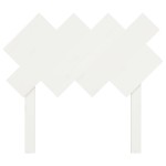 vidaXL Tăblie de pat, alb, 92x3x81 cm, lemn masiv de pin