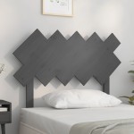 vidaXL Tăblie de pat, gri, 104x3x80,5 cm, lemn masiv de pin vidaXL Tăblie de pat, gri, 104x3x80,5 cm, lemn masiv de pin