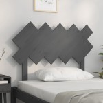 vidaXL Tăblie de pat, gri, 104x3x80,5 cm, lemn masiv de pin vidaXL Tăblie de pat, gri, 104x3x80,5 cm, lemn masiv de pin