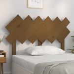 vidaXL Tăblie de pat, maro miere, 122,5x3x80,5 cm, lemn masiv de pin vidaXL Tăblie de pat, maro miere, 122,5x3x80,5 cm, lemn masiv de pin