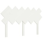 vidaXL Tăblie de pat, alb, 132x3x81 cm, lemn masiv de pin vidaXL Tăblie de pat, alb, 132x3x81 cm, lemn masiv de pin