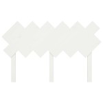 vidaXL Tăblie de pat, alb, 132x3x81 cm, lemn masiv de pin vidaXL Tăblie de pat, alb, 132x3x81 cm, lemn masiv de pin