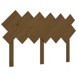 vidaXL Tăblie de pat, maro miere, 132x3x81 cm, lemn masiv de pin vidaXL Tăblie de pat, maro miere, 132x3x81 cm, lemn masiv de pin