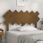 vidaXL Tăblie de pat, maro miere, 132x3x81 cm, lemn masiv de pin vidaXL Tăblie de pat, maro miere, 132x3x81 cm, lemn masiv de pin