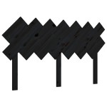 vidaXL Tăblie de pat, negru, 141x3x80,5 cm, lemn masiv de pin vidaXL Tăblie de pat, negru, 141x3x80,5 cm, lemn masiv de pin