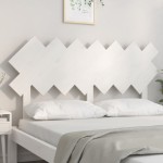 vidaXL Tăblie de pat, alb, 151,5x3x81 cm, lemn masiv de pin vidaXL Tăblie de pat, alb, 151,5x3x81 cm, lemn masiv de pin