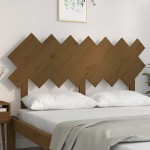 vidaXL Tăblie de pat, maro miere, 151,5x3x81 cm, lemn masiv de pin